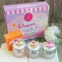 ราคา [COD] [Tiktok]แพรวาไวท์ Praewa White (ครบเซต1กล่อง) ชุด12กรัม แพรวาไวท์เซ็ต (1734175930254984378)