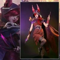ราคา ROLECOS LOL Rebel Xayah Cosplay Game LOL Xayah New Champion Costume Halloween Women Cloak Outfit (1733606470606423467)