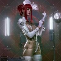 ราคา Macima cosplay costume Cyberpunk nurse outfit, battle outfit, Halloween costume for women, Yamenche Dark Rayn movie, transparent nurse outfit. (1733882914652980651)
