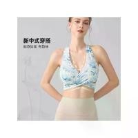 ราคา 2026 New Printed Sports Bra for Women, Elegant Fashion Yoga Wear, Halter Neck, Beautiful Back, Vest Top, Outerwear, Fitness Bra (1734219885819626869)