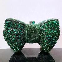 ราคา กระเป๋าคลัทช์ Rhinestone, ใหม่ล่าสุด, ดีไซน์โบว์, เพชรระดับไฮเอนด์, สำหรับผู้หญิง, สีเขียว/ดำ, กระเป๋าคลัทช์ตอนเย็น, เหมาะสำหรับงานแต่งงานและเจ้าสาว, กระเป๋าถือหินด้านบน ชาแนล กระเป๋า สะพาย ข้าง (1732