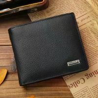 ราคา 2026 กระเป๋าสตางค์หนังผู้ชายสั้น กระเป๋าสตางค์หนัง PU กระเป๋าใส่เหรียญ กระเป๋าสตางค์ คลิปเงิน ร้อน (1733953106241685119)