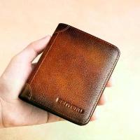 ราคา [จัดส่งทันที] ส่งไวจากไทยP272 BANYANUกระเป๋าสตางค์ผู้ชาย กระเป๋าสตางค์ใบสั้นหนังวัวชั้นแรกบางเฉียบป้องกันการโจรกรรม RFID หนังแท้ กระเป๋าสตางค์ wallets กระเป๋าสตางค์วินเทจ (1733720185373492237)