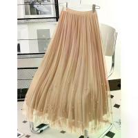 ราคา กระโปรงพลีทตาข่าย Rhinestone แฟชั่น, กระโปรง Midi ทรงเอ, วัสดุโพลีเอสเตอร์, รายละเอียดจีบ, สีทึบ, ทุกฤดูกาล, ผ้าถัก, ผ้าด้านในโพลีเอสเตอร์, น้ำหนักผ้า 24g / m² (1732553064659846760)