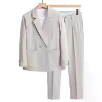 ราคา ชุดสูทผู้ชายสไตล์เกาหลี Vupan, สูท+กางเกง, สูทผู้ชายหรูหรา, แจ็คเก็ตสูทลำลอง, แจ็คเก็ตสูทผู้ชาย (1733823177887876935)
