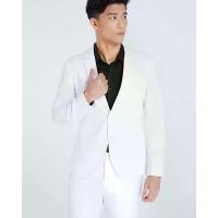 ราคา ชุดสูท ผู้ชาย สีขาว เสื้อ+กางเกง (1732493891352757415)