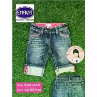 ราคา [จัดส่งทันที] ENFANT ‼️ลด 90%‼️กางเกง เด็กผู้หญิง กางเกงยีนส์ ขา 5 ส่วน เอวยางยืดปรับเอวได้ Enfant (1733946352506537478)