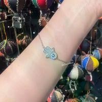 ราคา กำไล Evil Eyes จากตุรกี รุ่น The Hamsa Hand (1732942322199660358)