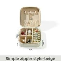 ราคา กล่องใส่เครื่องประดับกำมะหยี่ กล่องเก็บเครื่องประดับขนาดเล็กแบบพกพา กล่องแหวน จี้สร้อยคอ กำไล กล่องใส่เครื่องประดับสำหรับเดินทาง (1734211788633310312)