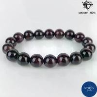 ราคา GN สร้อยข้อมือโกเมน สร้อยข้อมือ แดงแก่กล่ำ หินมงคล หินธรรมชาติ สีแดงเข้ม กำไลข้อมือ กำไลหิน กำไล หินมงคล (1733850211546006964)
