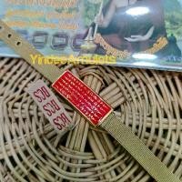 ราคา กำไล(ยันต์สีแดง)สร้อยข้อมือยันต์ 5 แถว ยิงเลเซอร์สีแดง 18K แถมผ้ายันต์+ขวัญถุงและธูปรวย (1731093182767466526)