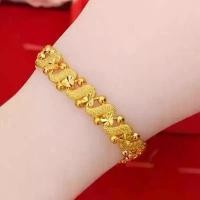 ราคา Unisex สำหรับผู้ชาย, สร้อยข้อมือทอง 1 บาท กำไลข้อมือ กำไล ทองปลอม สร้อยข้อมือทองชุบ สร้อยข้อมือผญ สร้อยข้อมือทองคําบริสุทธิ์สร้อยข้อมือทองคําบริสุทธิ์ 24K สร้อยข้อมือดอกไม้สร้อยข (1734004087378314820)