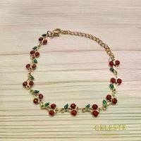 ราคา สินค้าดี กำไล Cherry Stainless ชุบทอง 18 k ไม่ลอกไม่ดำ (1733704543560238279)
