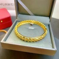 ราคา สร้อยข้อมือหางฟีนิกซ์กลวง ผู้วางเวียดนาม หัวเข็มขัดหญิง สร้อยข้อมือเปิด กำไล ไม่มีสีซีดจาง (1729947775650663127)