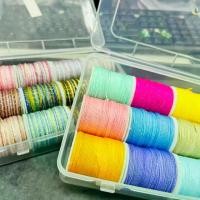 ราคา เชือก เชือกไนลอน ไม่ยืด ขนาด0.8mm 12ม้วน ยกกล่อง มีสีพื้น และ คละสี DIY ร้อยลูกปัด กำไล พวงกุญแจ (1731653902998406428)