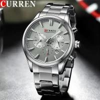 ราคา CURREN - นาฬิกาข้อมือผู้ชายกันน้ำ โครโนกราฟ ทหาร สีเทา แบรนด์หรูชั้นนำ สแตนเลส กีฬา นาฬิกาชาย ของขวัญ (1729869604655893182)