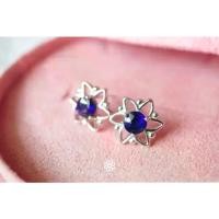 ราคา Rosen'marry/ ต่างหูพลอยไพลินแท้ 925 จัดส่งฟรี RE077 พลอยแท้เสริมดวง , ของขวัญ, ต่างหูติดหู , ต่างหูดอกไม้ (1729866716065401794)