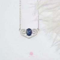 ราคา Rosen'marry/ สร้อยคอพลอยไพลินสตาร์แท้ ตัวเรือนเงินแท้ จัดส่งฟรี RN037 , พลอยแท้เสริมดวง , ของขวัญ (1729875094236335042)