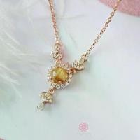 ราคา Rosen'marry/ สร้อยคอพลอยไหมทองแท้ ตัวเรือนเงินแท้ จัดส่งฟรี RN022 , พลอยแท้เสริมดวง , ของขวัญ (1729879835278609346)