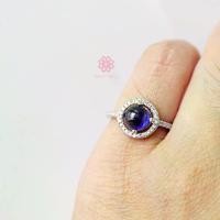 ราคา Rosen'marry/ แหวนพลอยไพลินแท้ ขนาด 1 กะรัต ตัวเรือนเงินแท้ 925 ไซส 50 พร้อมกล่อง พลอยแท้เสริมดวง ของขวัญ แหวนพลอยประจำวันเกิด RR140 (1729866718643063746)