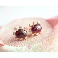 ราคา Rosen'marry/ ต่างหูติดหูพลอยโกเมนแท้ ตัวเรือนเงินแท้925 พลอยแท้เสริมดวง , ของขวัญ , ต่างหูติดหู RE067 พลอยประจำเดือนเกิด ต่างหูเพชร (1729833401317100482)