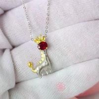 ราคา Rosen'marry/ สร้อยคอพร้อมจี้พลอยทับทิมแท้ เกรดท๊อป ตัวเรือนเงินแท้ จัดส่งฟรี RN082 , พลอยแท้เสริมดวง , ของขวัญ (1729839318112897986)