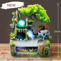 ราคา [เก็บเงินปลายทาง] น้ำตกจำลอง น้ำล้นตั้งโต๊ะ น้ำพุ ของขวัญ เสริมฮวงจุ้ย เสริมความเฮงปังตลอดทั้งปีสำหรับ แต่งบ้าน แต่งสวน เสริมฮวงจุ้ยเรียกทรัพย์ (1733405220973413490)