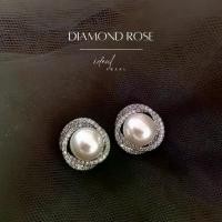 ราคา 【COD】 iDEAL✨ต่างหูมุก Diamond Rose ต่างหูเงิน ตุ้มหูมุก ต่างหูมุกขาว ต่างหูเพชร ตุ้มหูไข่มุก ของขวัญ (1732924759938860753)