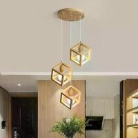 ราคา COD ขายร้อน LED โคมไฟเพดาน ไม้ โคมไฟห้อยเพดาน /โคมไฟเพดานสวยๆ /ครัว ร้านอาหาร ห้องนั่งเล่น โคมไฟระย้าแบบแขวนสำหรับตกแต่งบ้านร้านกาแฟ (1732894864041739515)
