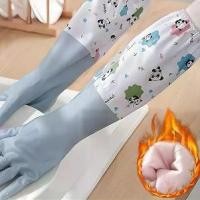 ราคา ถุงมือล้างจานสำหรับผู้หญิง, ซักผ้า, ครัว, ถุงมือยางหนาแบบกันน้ำ (1732857729058244100)