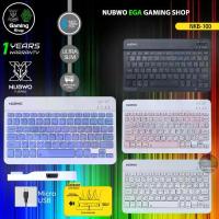 ราคา [COD] GAMING NUBWO NKB-100 PROMISE BLUETOOTH KEYBOARD SLIM คีย์บอร์ด บลูทูธ เล็ก ชาร์จได้ Micro USB NKB100 (1733894702713832937)