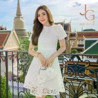 ราคา ยอดขายดีอันดับ 1เดรสสีขาว ชุดขาว ชุดลูกไม้สีขาว เดรสออกงาน ชุดขาวใส่ทำบุญไปวัด งานบวช งานแต่ง ราคาถูก มีไซส์ S M L XL (1732706468817438453)