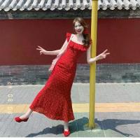 ราคา เดรสคอเหลี่ยมทรงเอ ลายสตรอเบอร์รี่ นม ฟู ทรงสลิมฟิต สไตล์ฝรั่งเศส คลุม Clothing เสื้อผ้า ဂ ါ แดง เจ้าสาว mu evening ยีนส์ swan a มินิเดรส น่ารัก ยีนส์ เดรส สาว พลัสไซส์ เดรส ร (1731673952226543949)