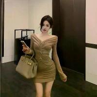 ราคา เดรส Ruche ူ က ြ ီ း မ ိ နး အ င ် း က ျ ီ မ ိ န ် း မ ชุดเดรสสี ทอง ชุด ปาร์ตี้ ชุด ไป งานแต่ง สีเขียว มิ้น ผู้ หญิง kansita ผ้าไทย มินิเดรส สวย ๆ เ (1732097958928550239)