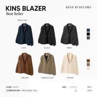 ราคา KN Saint เสื้อสูท Blazer สไตล์เกาหลี มีทั้งหมด 6 สี เสื้อเบลเซอร์ งานแต่ง วาเลนไทน์(KN311) (1734029018767918577)
