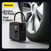 ราคา ปั๊มลมไร้สาย, Baseus, แบบพกพา, คอมเพรสเซอร์คู่, ปั๊มเป่าลม, ไฟฟ้า, สำหรับยางรถยนต์, รถจักรยานยนต์, จักรยาน, ปืนฉีดลม, ปั๊มลมไฟฟ้า, เครื่องเติมลมยาง (1732746085622383626)