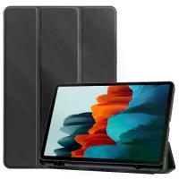 ราคา COD (จากประเทศไทย)เคสฝาพับ Samsung Galaxy Tab S7 (2020) SM-T875 เคสฝาพับหรู ซัมซุง แท็ป เอส7 หน้าจอ11 พี870พี875 Smart Cover For Samsung Galaxy Tab S8 . (2023) 11นิ้ว *Tab S9FE 11in (17343505295193231
