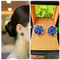 ราคา ต่างหู คายาไนท์ดิบเพชรแท้ ลดจาก44,900เหลือ20,000 เงินชุบทอง (1733467853853263206)
