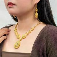 ราคา ชุดเครื่องประดับเจ้าสาว สร้อยคอ ต่างหู ชุดสองชิ้น สร้อยคอหยดน้ำ (1731185835252549256)