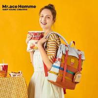 ราคา กระเป๋าเป้สะพายหลังแล็ปท็อป ท่องเที่ยว Mr.ace Homme 1972 Foodie Series ความจุสูง น้ำหนักเบา มีสไตล์ (1732889362444814261)