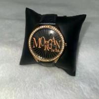 ราคา นาฬิกา MORGAN สีดำทองกรอบเพชร เรือนใหญ่ (มือสอง) จัดส่งเฉพาะจุด (1733612741996086600)