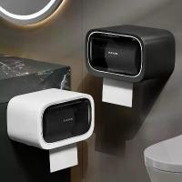 ราคา กล่องใส่กระดาษทิชชู่ กล่องเก็บกระดาษม้วนแบบติดผนัง ที่วางกระดาษชำระ กล่องเก็บของกันน้ำพร้อมฝาปิด เหมาะสำหรับโรงแรม หอพัก บ้าน เก็บกระดาษทิชชู่ (1733213365111850900)