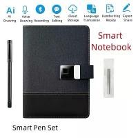 ราคา ชุดปากกาอัจฉริยะ สมุดบันทึกอัจฉริยะ ปากกาดิจิตอล OCR ปากกา Sync เหมาะสำหรับนักเรียน การประชุม ภาพวาด บันทึก โน้ต เสียง บลูทูธ ไร้สาย (1733528738511488812)