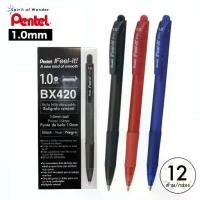 ราคา sarasaโปรดี Pentel ปากกาลูกลื่น เพนเทล IFeel-it BX420 1.0mm กล่องละ 12 ด้าม ถูก++ ปากกา เครื่องเขียน ปากกาลูกลื่น ปากกาหมึกซึม (1734217241891800576)
