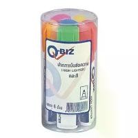 ราคา Q-BIZ คิวบิซ ปากกาเน้นข้อความ (คละสี) แพ็ค 6 ด้าม ปากกาหมึก ปากกา ไฮไลท์ (1731363168245679633)