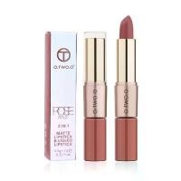 ราคา ลิปสติกเนื้อแมทและลิปกลอส O.TWO.O 2 in 1 กันน้ำ เครื่องสำอาง ปากกา ปากกาลิปสติก 12 สี เหมาะสำหรับแต่งหน้าริมฝีปาก สีบาน เป็นมิตรกับเด็ก (1731384073406154622)