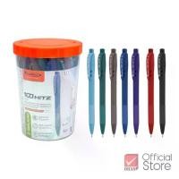 ราคา [จัดส่งทันที] Quantum ปากกา ปากกาน้ำเงิน ปากกาโหล ปากกาลูกลื่น 100 Hitz 1.0 จำนวน 50 ด้าม (1732803203261630396)