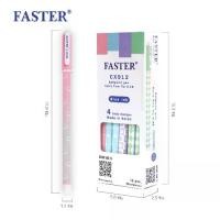 ราคา [จัดส่งทันที] ปากกา 12 ด้าม CX912 ปากกาลูกลื่น ด้ามเหลี่ยม 0.38 MM. หมึกน้ำเงิน FASTER (1732093862685018176)