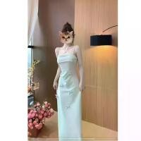 ราคา 2026เดรสสายเดี่ยว เอวสูง เรียบหรู ฤดูร้อนใหม่ แฟชั่น ดีไซน์ยาว ดีไซน์สวย กระชับสัดส่วน ซ่อนหน้าท้อง เหมาะสำหรับเอว ผ้าไหมราชินีชุดสีทอง มินิเดรส เดรส พราง หุ่น ยับ แบบ ลินิน แท้ (1733955763085346627)