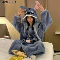 ราคา ส่งจากไทย ชุดนอน Stitch Pajama Lilo&Stitch สติช ลิโล่แอนด์สติช ชุดนอนกันหนาว ปาร์ตี้ แฟนซี คอสเพลย์ (1734344364247385800)